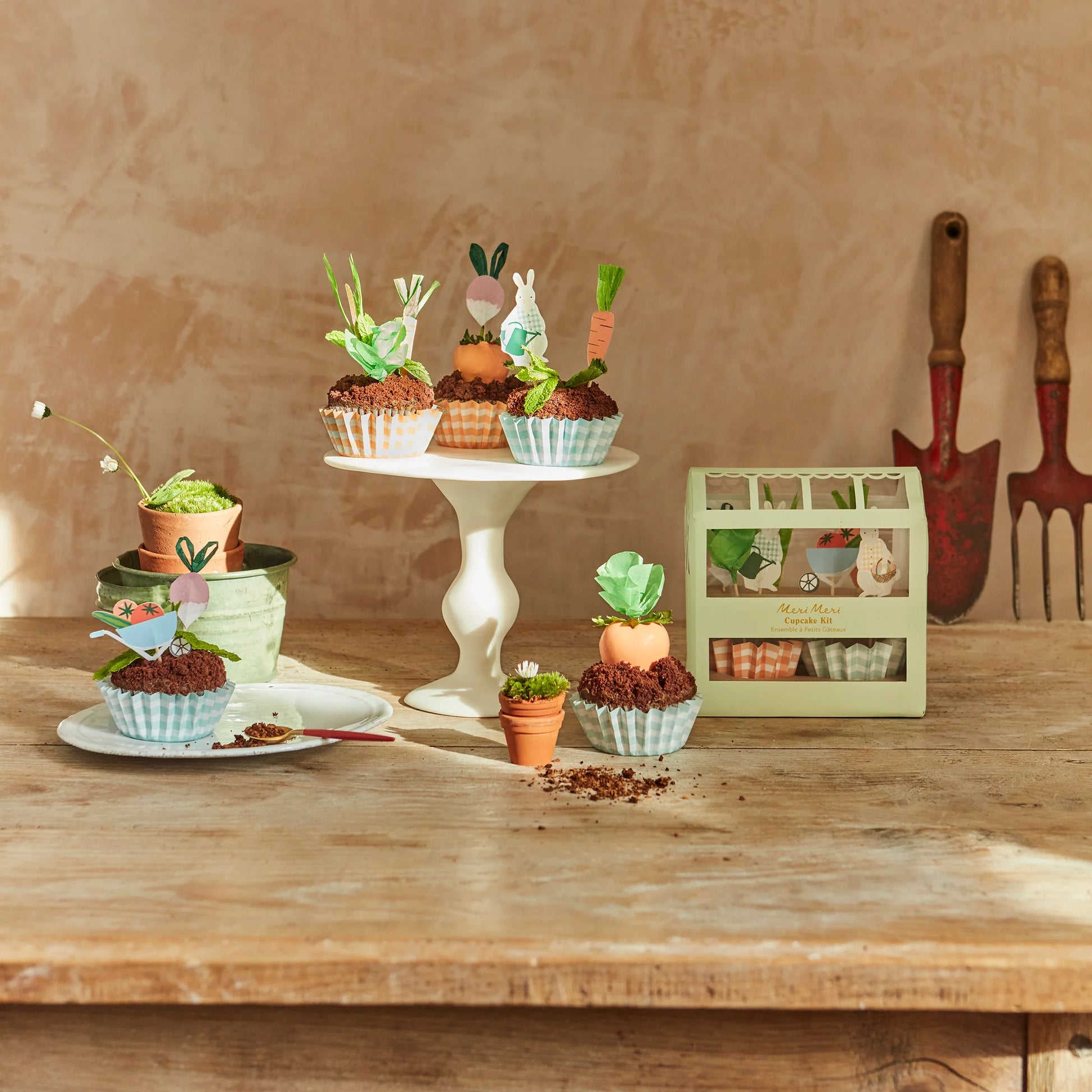 Meri Meri Bunny Greenhouse Cupcake Kit - Little Reef and Friends