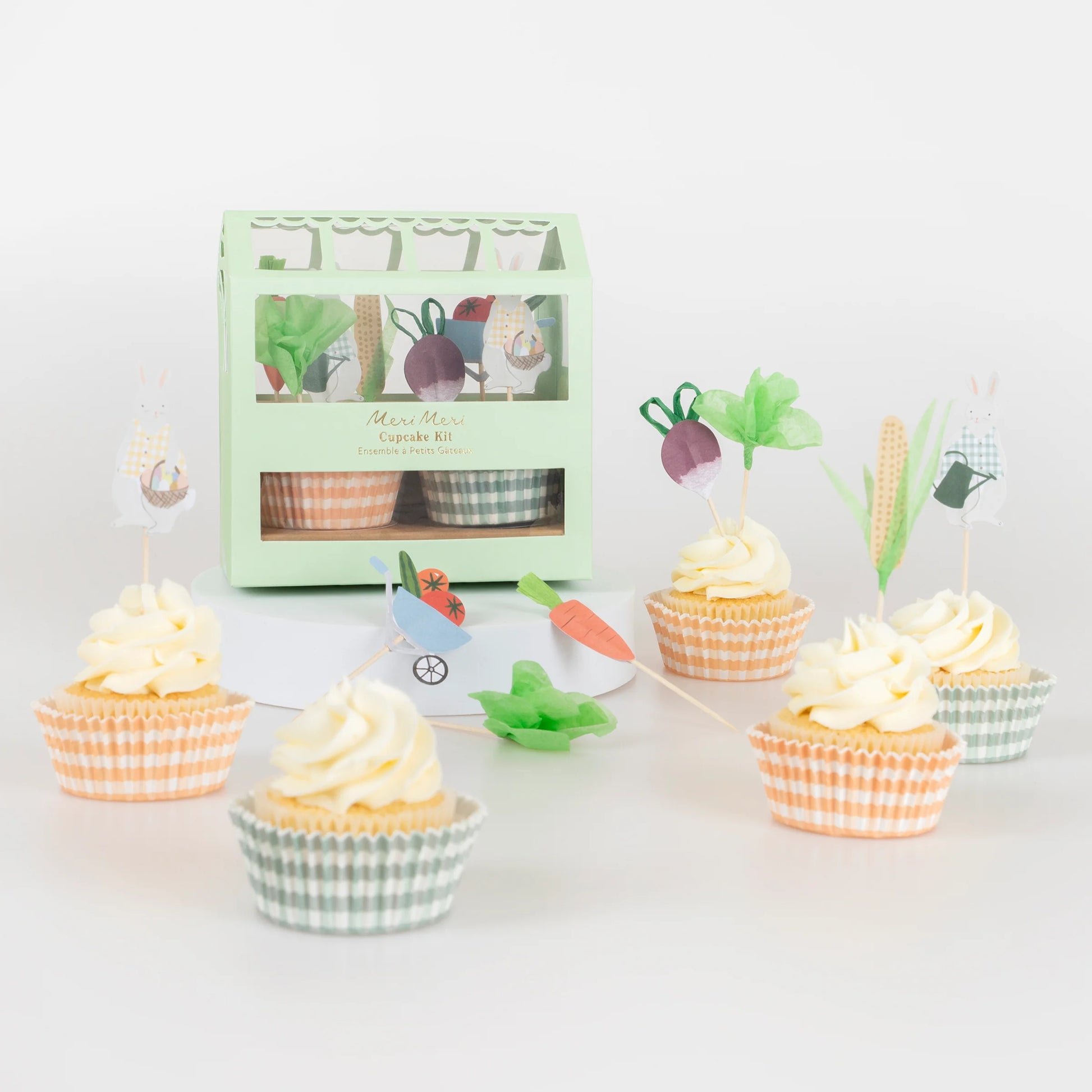 Meri Meri Bunny Greenhouse Cupcake Kit - Little Reef and Friends