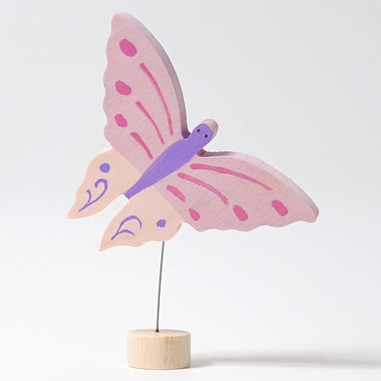 Grimm's Candle Holder Decoration - Butterfly | Pink - Little Reef and Friends