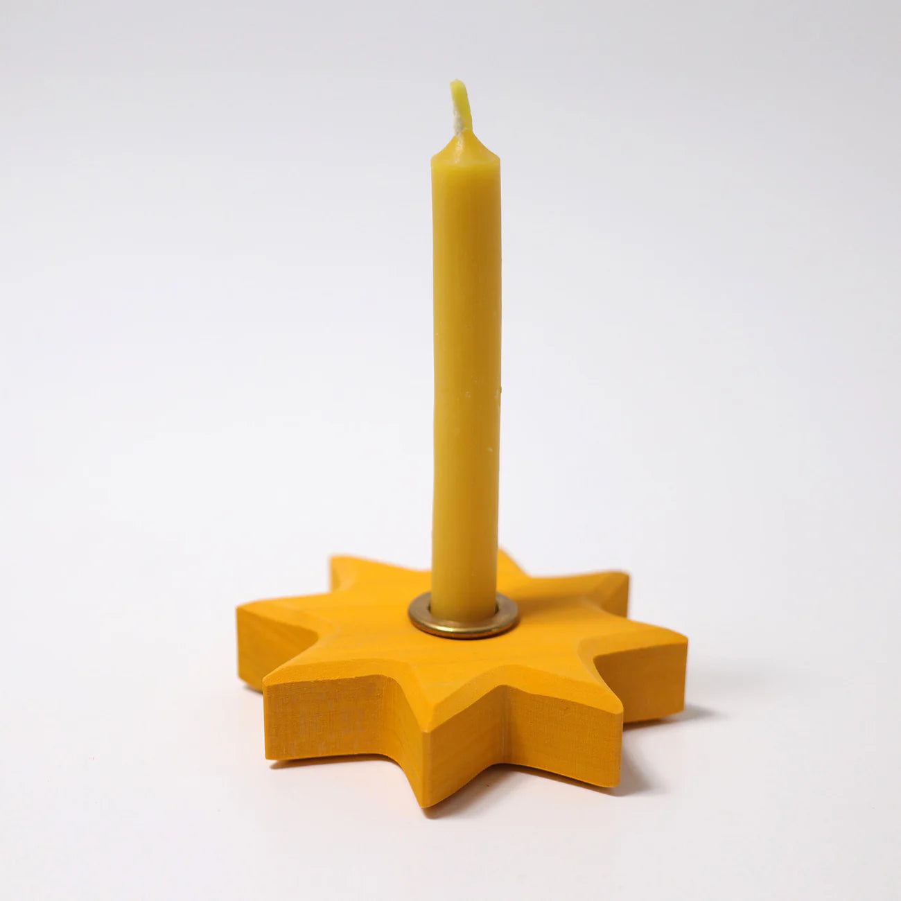 Grimm's Candle Holder - Star | Yellow - Little Reef and Friends