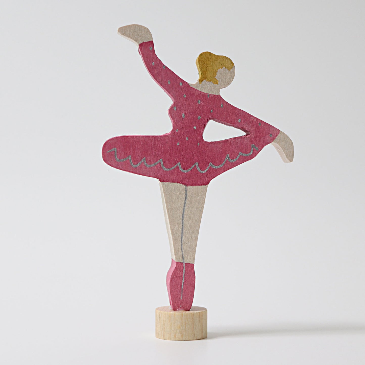 Grimm's Candle Holder Decoration - Ballerina | Pink
