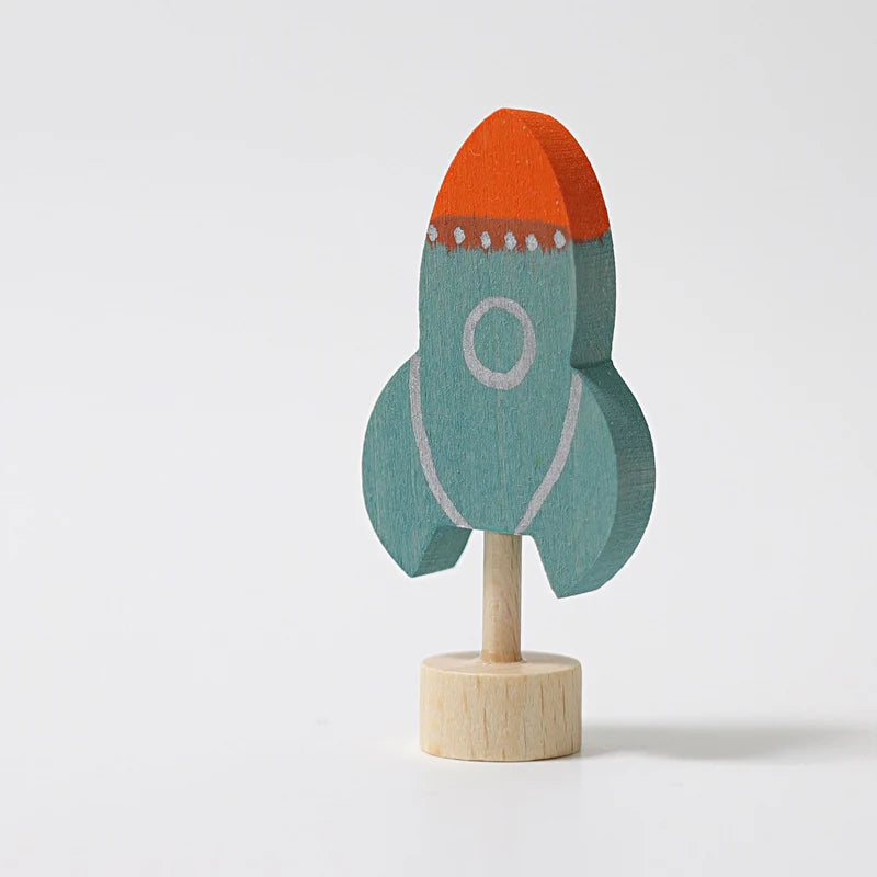 Grimm's Candle Holder Decoration - Rocket