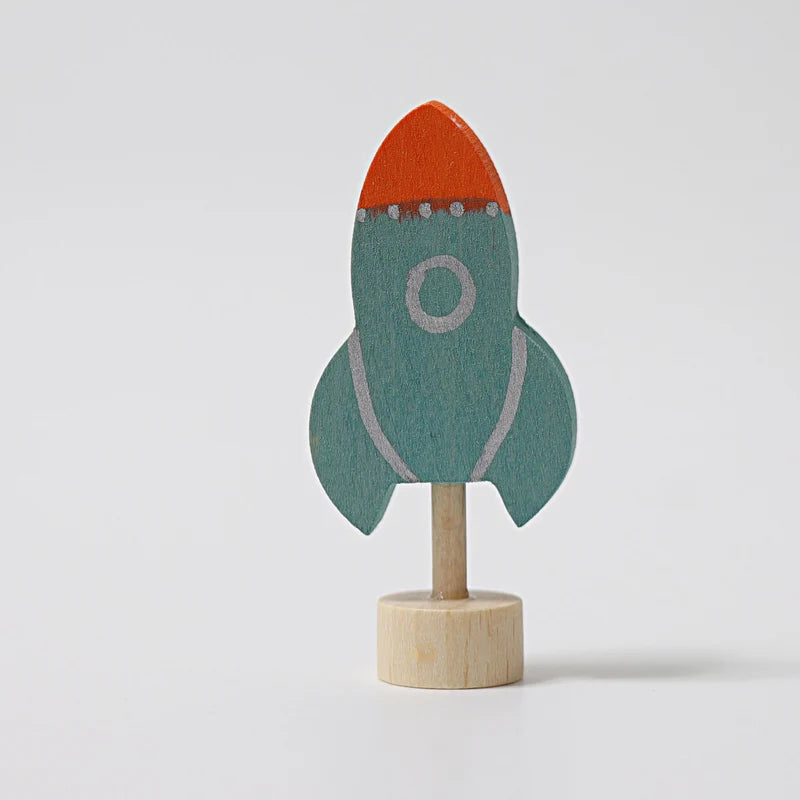 Grimm's Candle Holder Decoration - Rocket