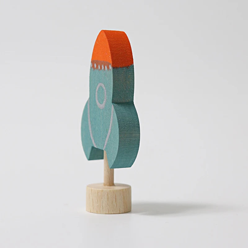 Grimm's Candle Holder Decoration - Rocket