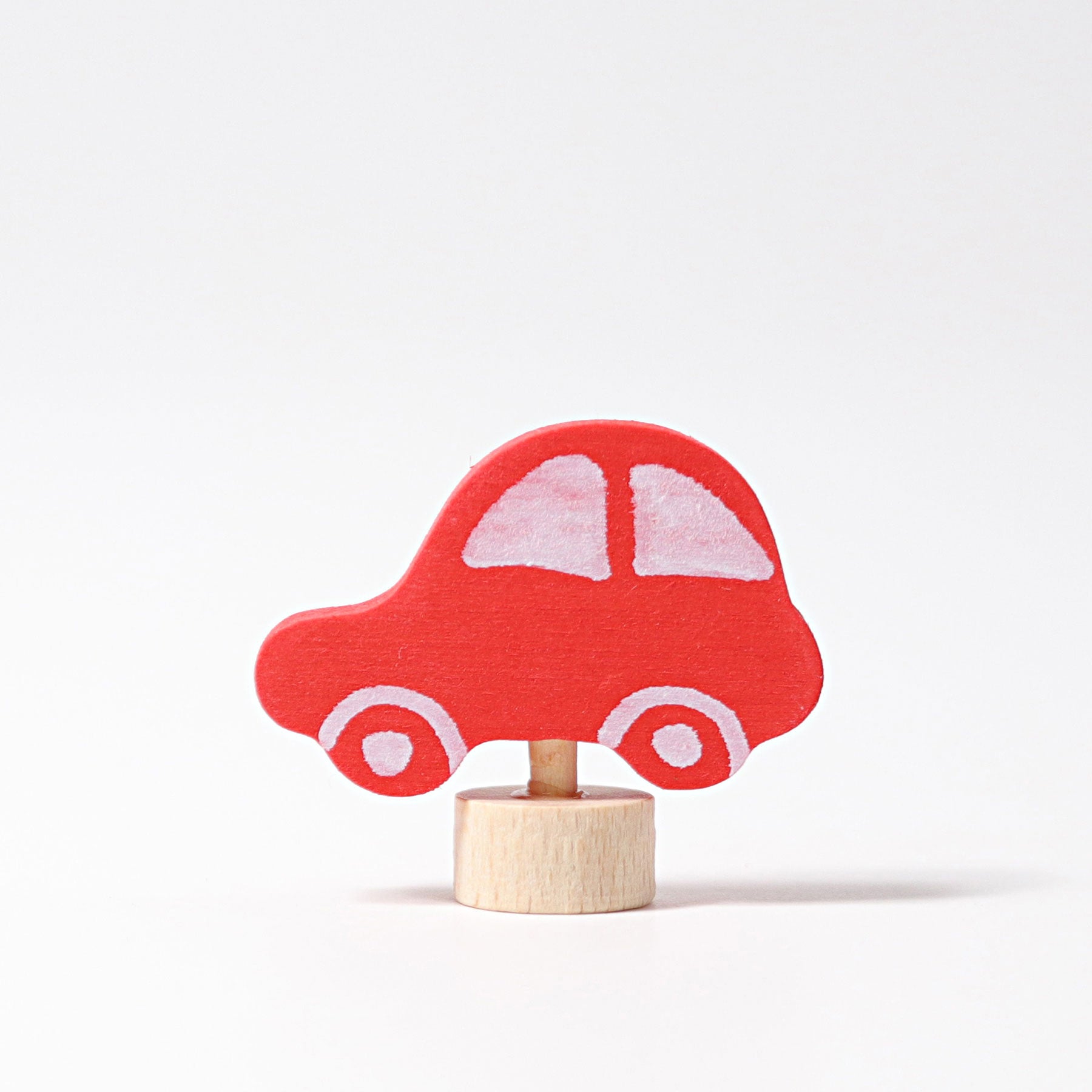 Grimm's Candle Holder Decoration - Car | Red - Little Reef and Friends