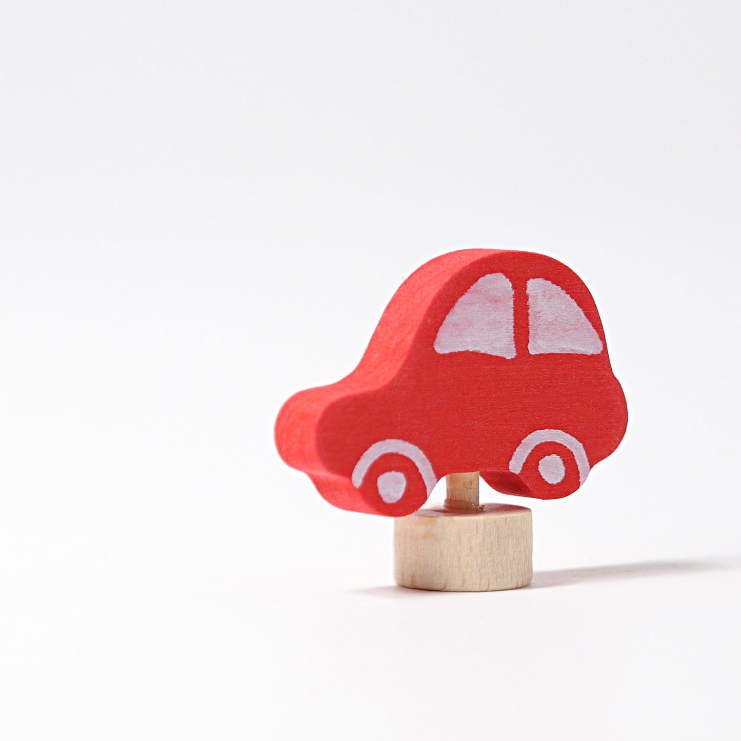Grimm's Candle Holder Decoration - Car | Red - Little Reef and Friends