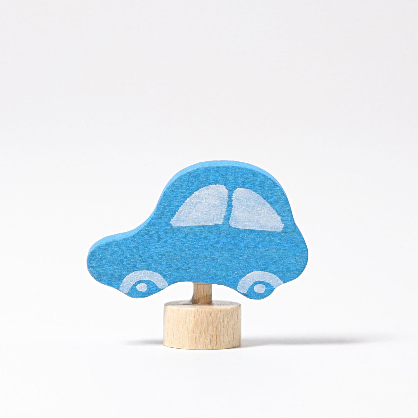 Grimm's Candle Holder Decoration - Car | Blue - Little Reef and Friends