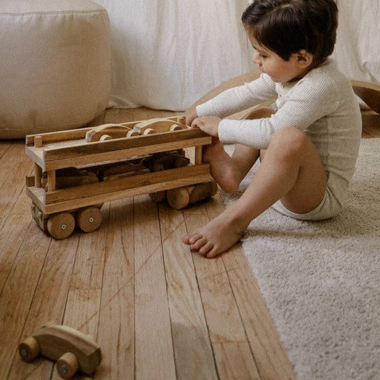 Q Toys Car Transporter Truck - Little Reef and Friends