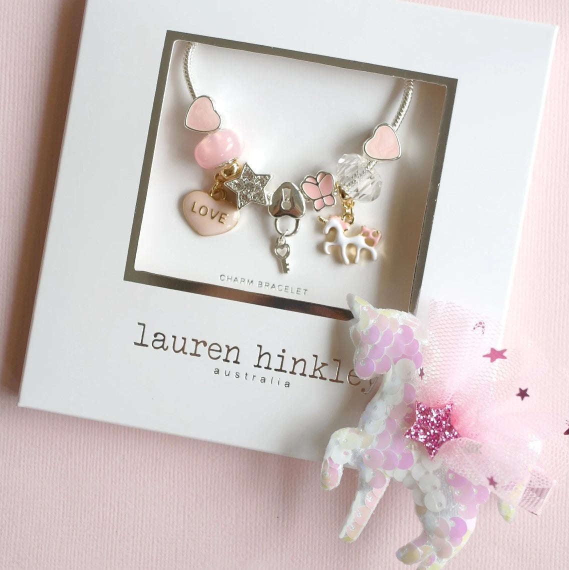Lauren Hinkley Charm Bracelet - Unicorn - Little Reef and Friends