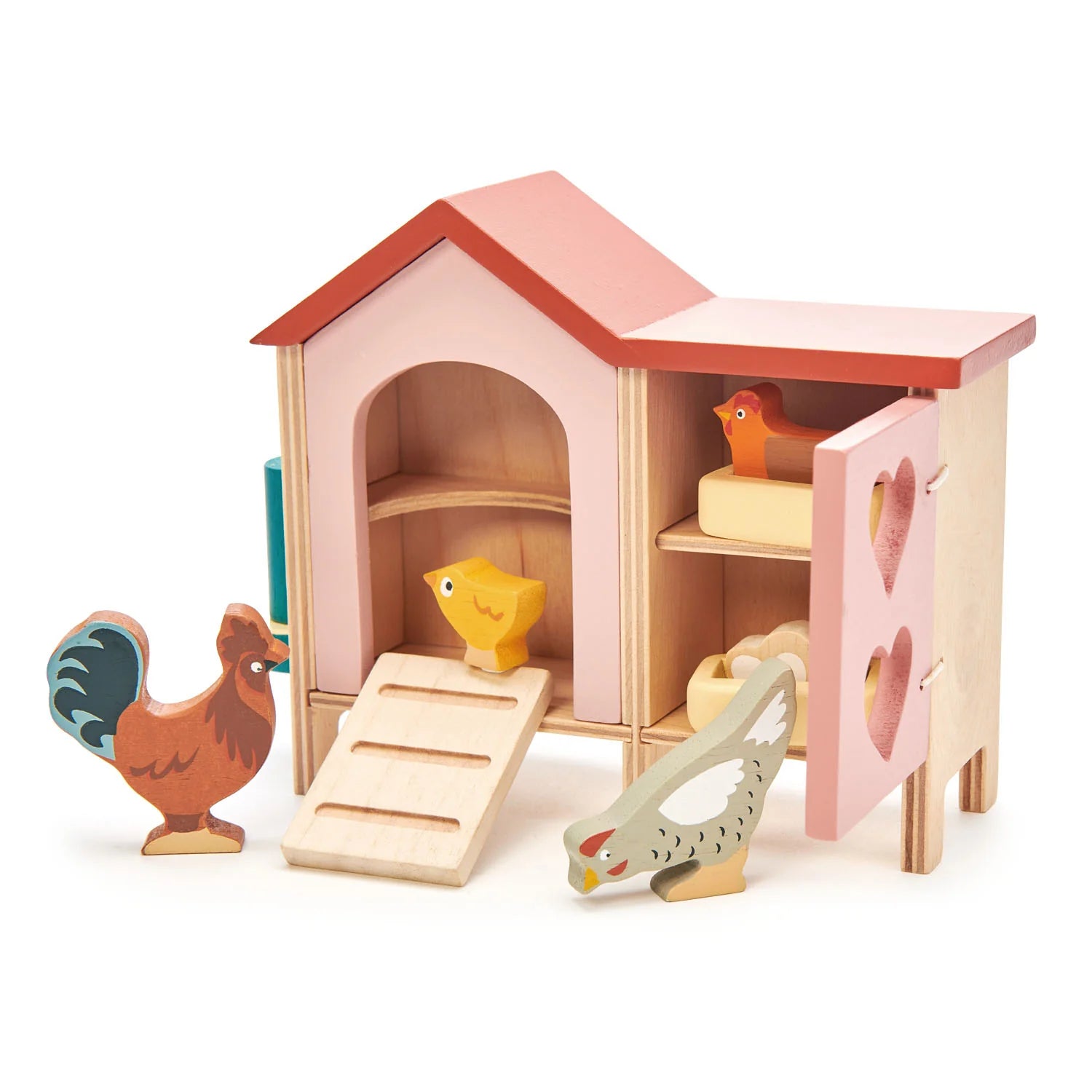 Tender Leaf Toys Miniature Chicken Coop Set - Little Reef and Friends