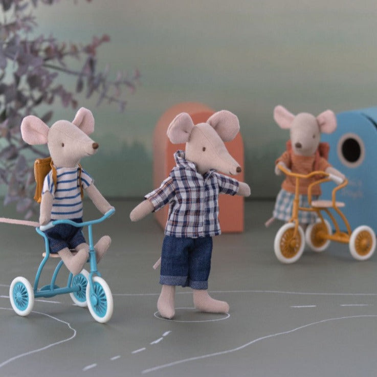 Maileg Big Brother Tricycle Mouse - Little Reef and Friends