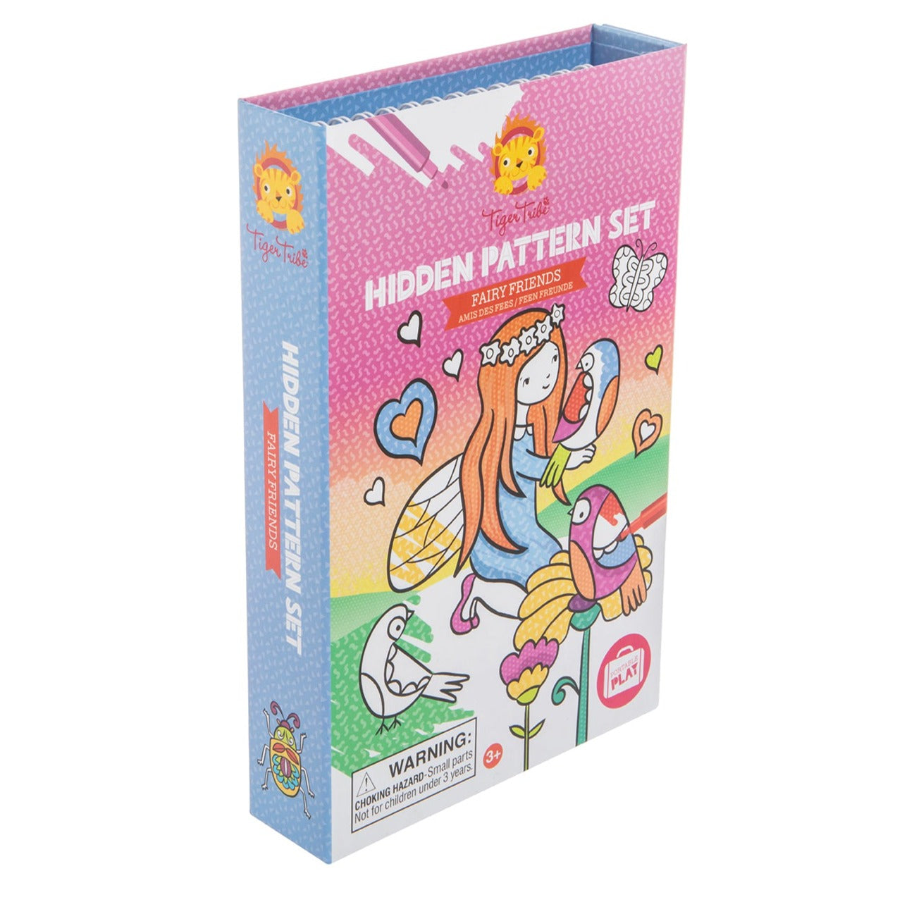 Tiger Tribe Colouring Set - Hidden Patterns Fairy Friends - Little Reef and Friends