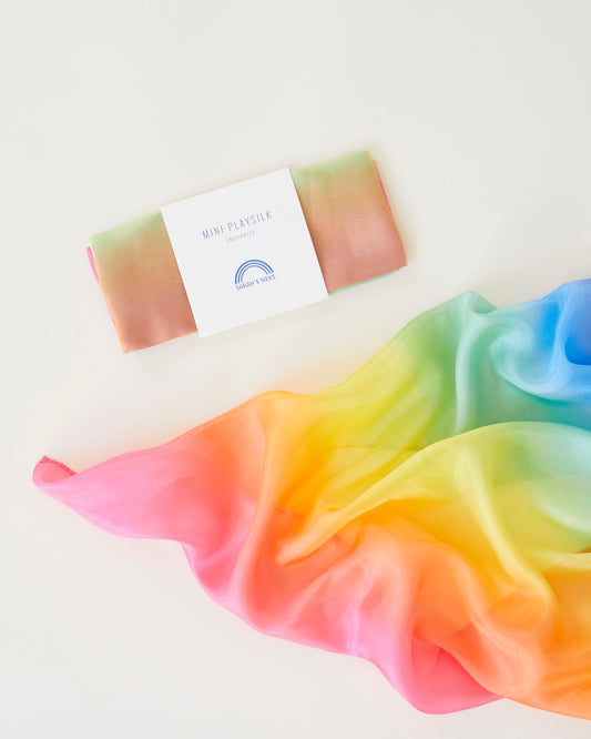 Sarah's Silks Mini Playsilks | Enchanted - Rainbow