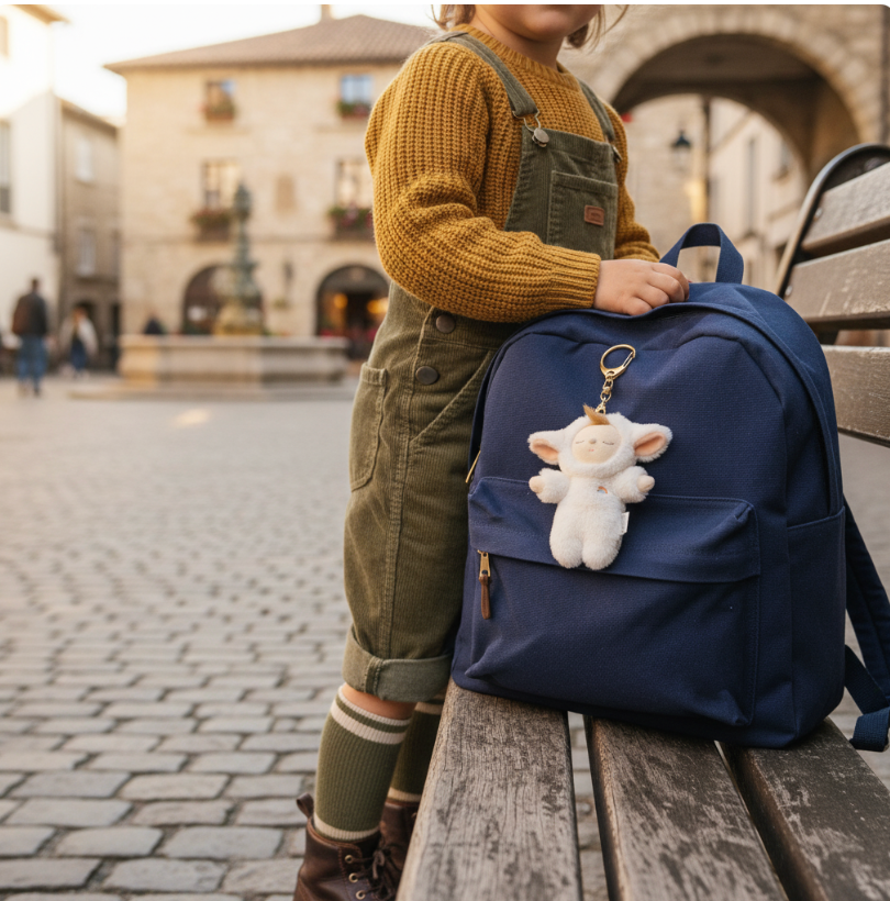 Olli Ella Cozy Bag Charm - Lamby Pookie PREORDER