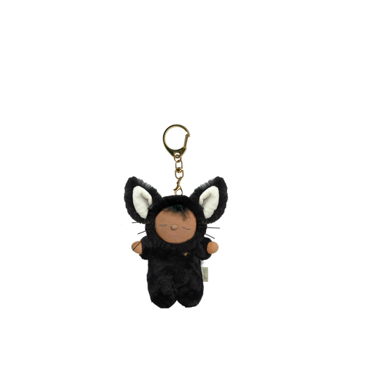 Olli Ella Cozy Bag Charm - Cat Nox PREORDER