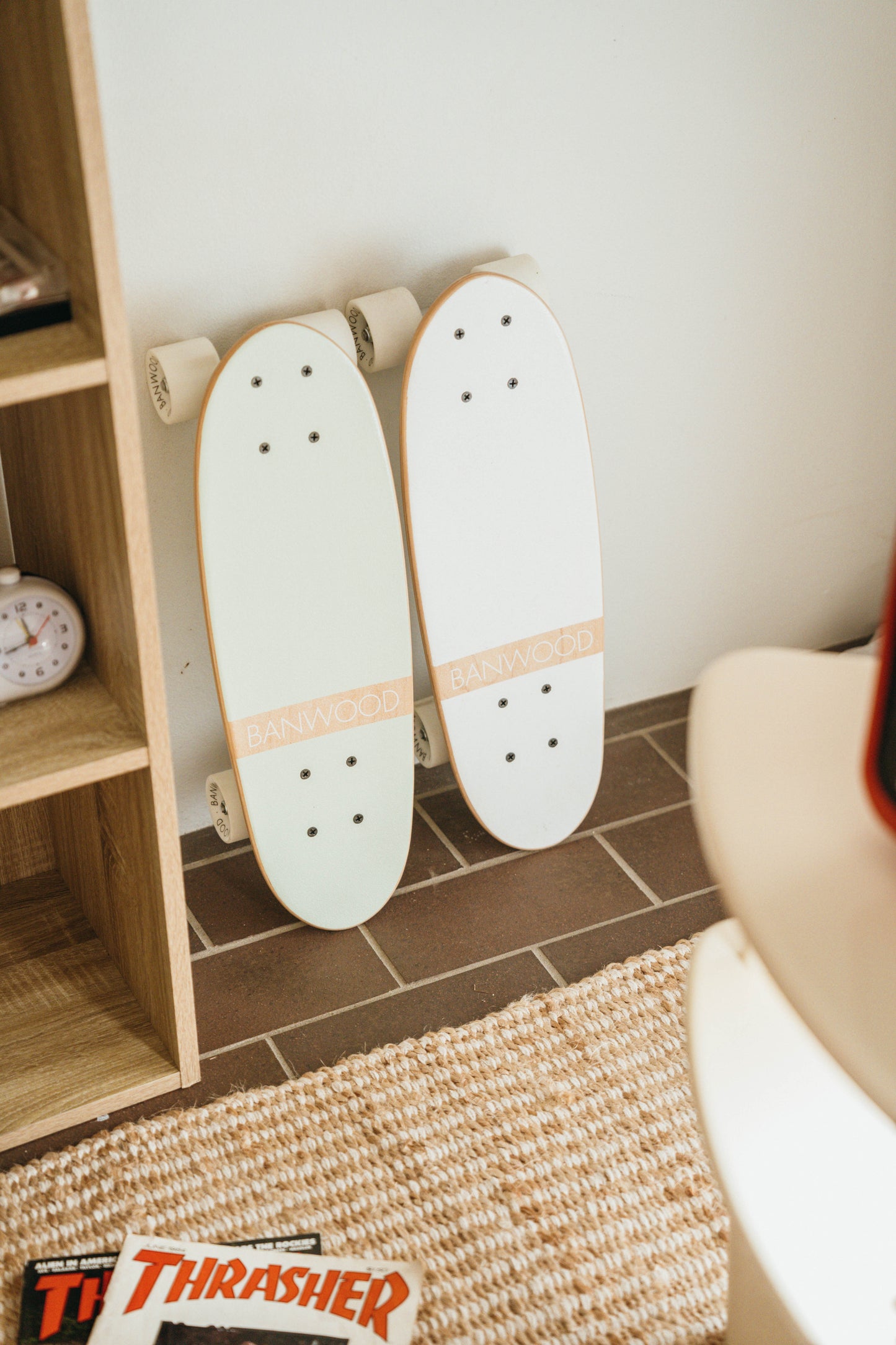 Banwood Skateboard - White - Little Reef and Friends