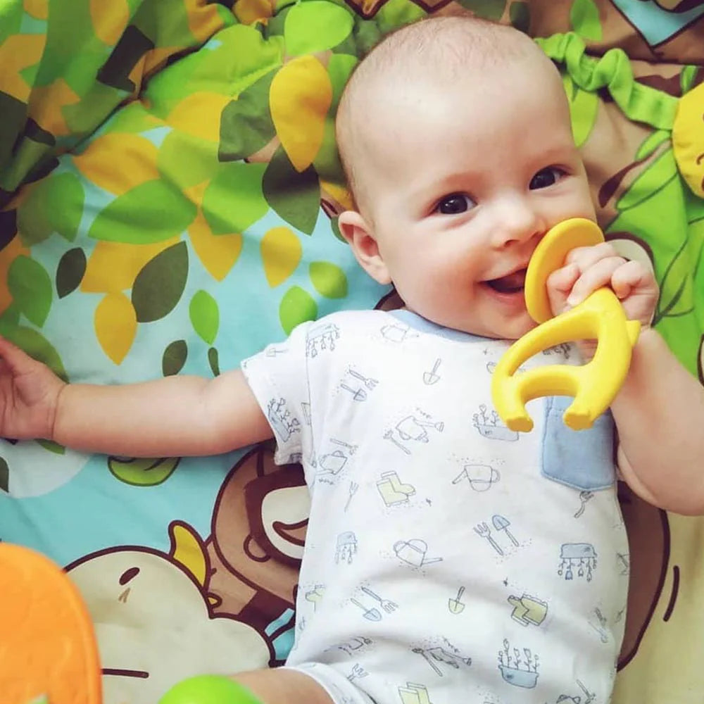 Mombella Dancing Elephant Teether Toy - Little Reef and Friends