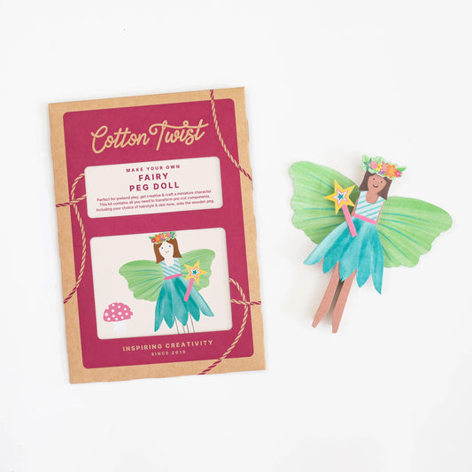 Cotton Twist Make Your Own - Fairy Peg Doll Kit