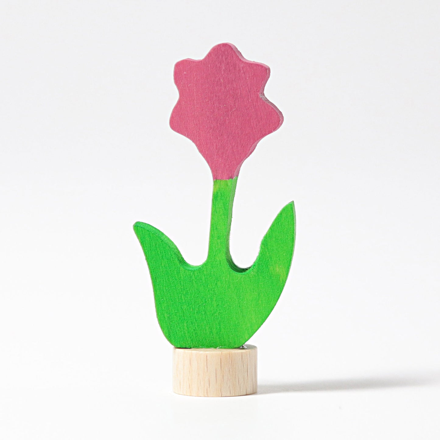 Grimm's Candle Holder Decoration - Flower | Pink - Little Reef and Friends