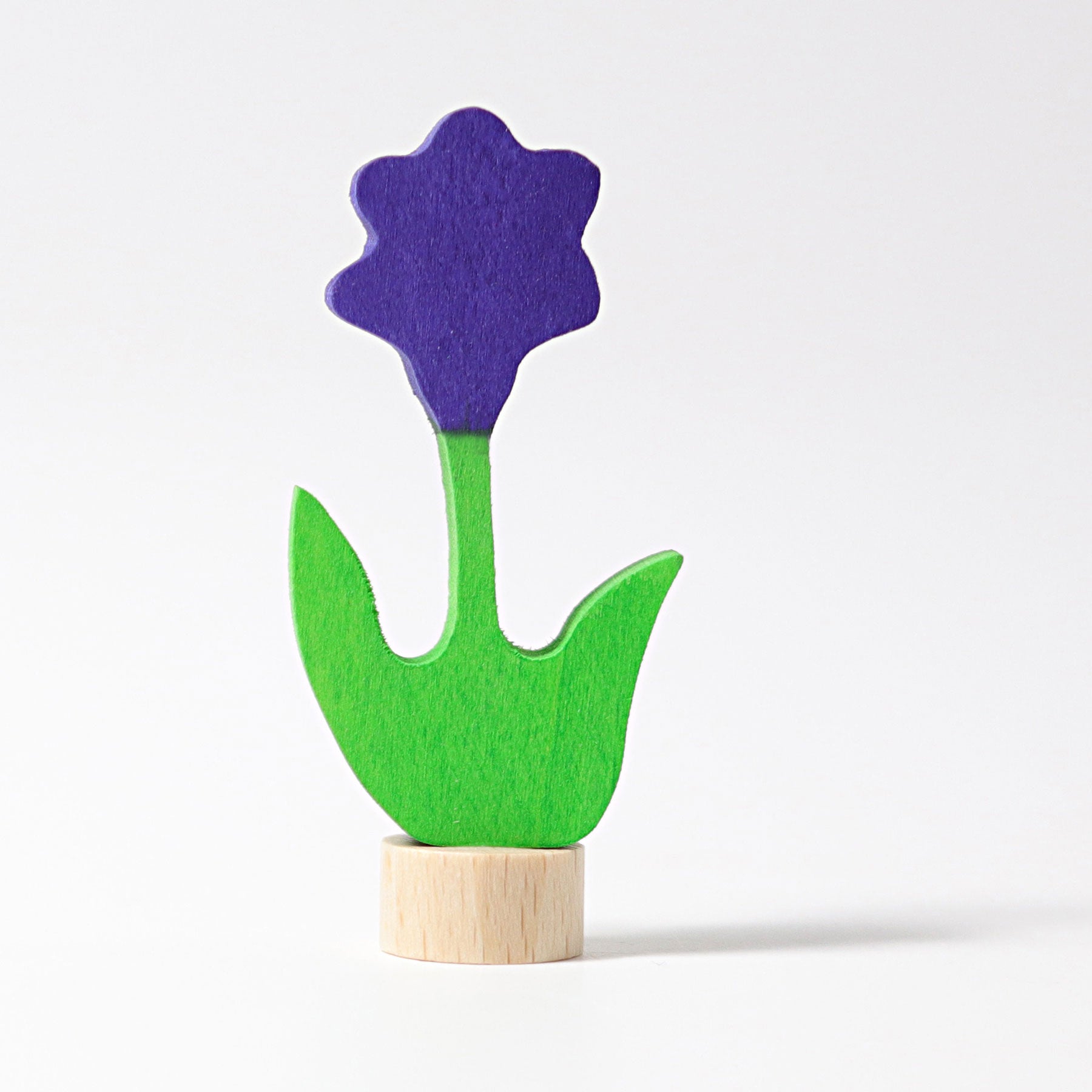 Grimm's Candle Holder Decoration - Flower | Purple - Little Reef and Friends