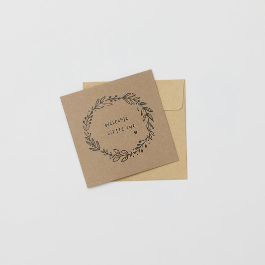 Over The Dandelions Gift Card - Welcome Little One - Little Reef and Friends