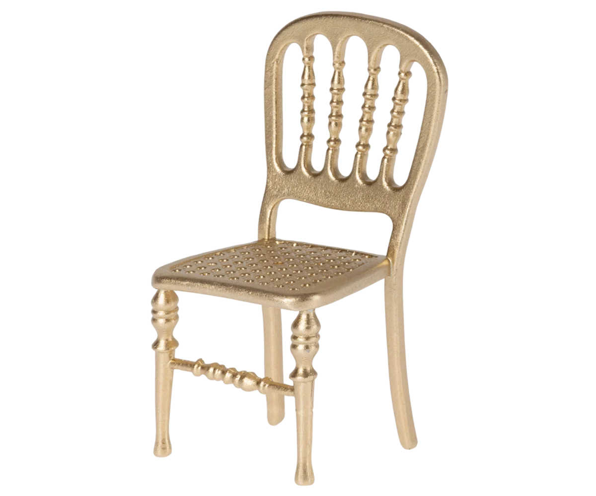Maileg Gold Chair | Mouse