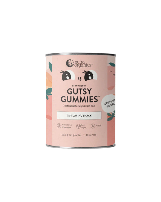 Nutra Naturals Gutsy Gummies - Strawberry 150g - Little Reef and Friends
