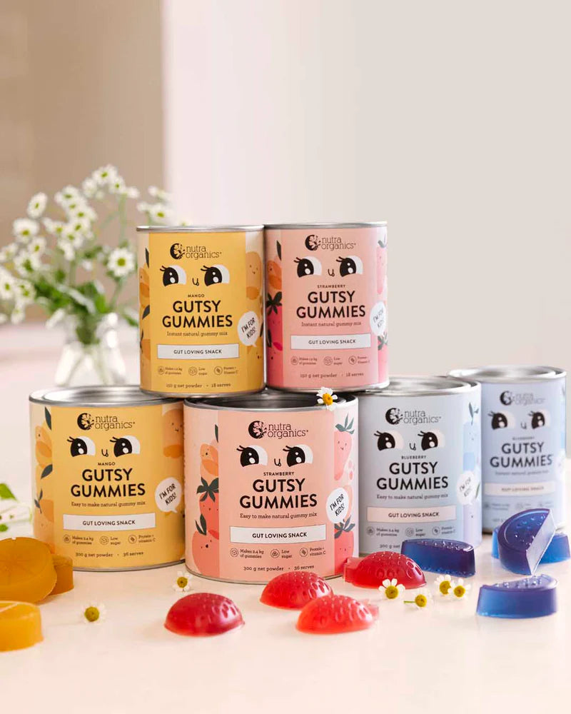 Nutra Naturals Gutsy Gummies - Blueberry 150g - Little Reef and Friends