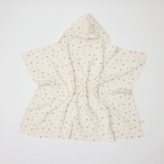 Over The Dandelions Organic Hooded Baby & Toddler Towel - Enchanted Garden - Little Reef and Friends