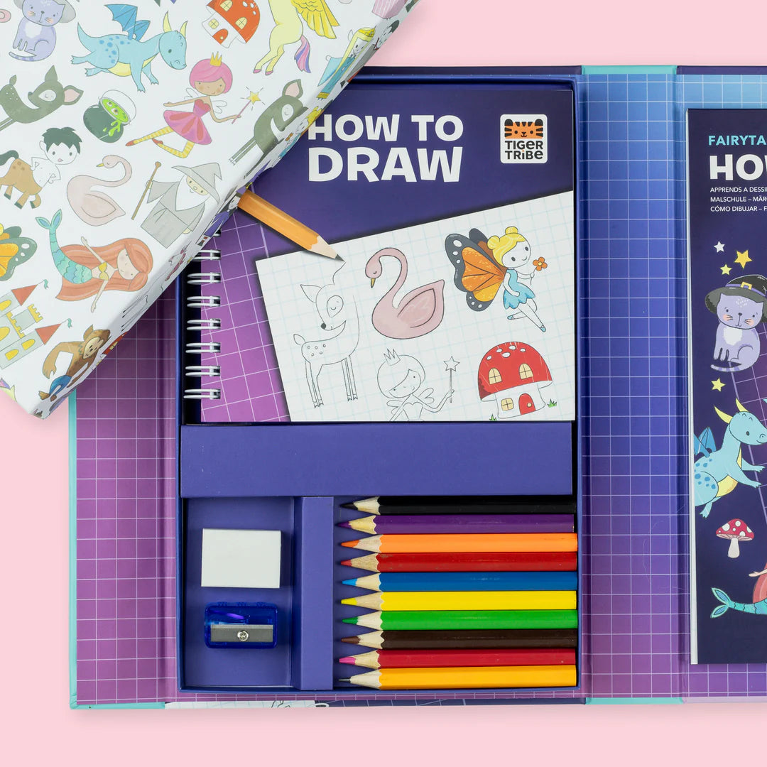 Tiger Tribe How To Draw - Fairytale Fantasy - Little Reef and Friends
