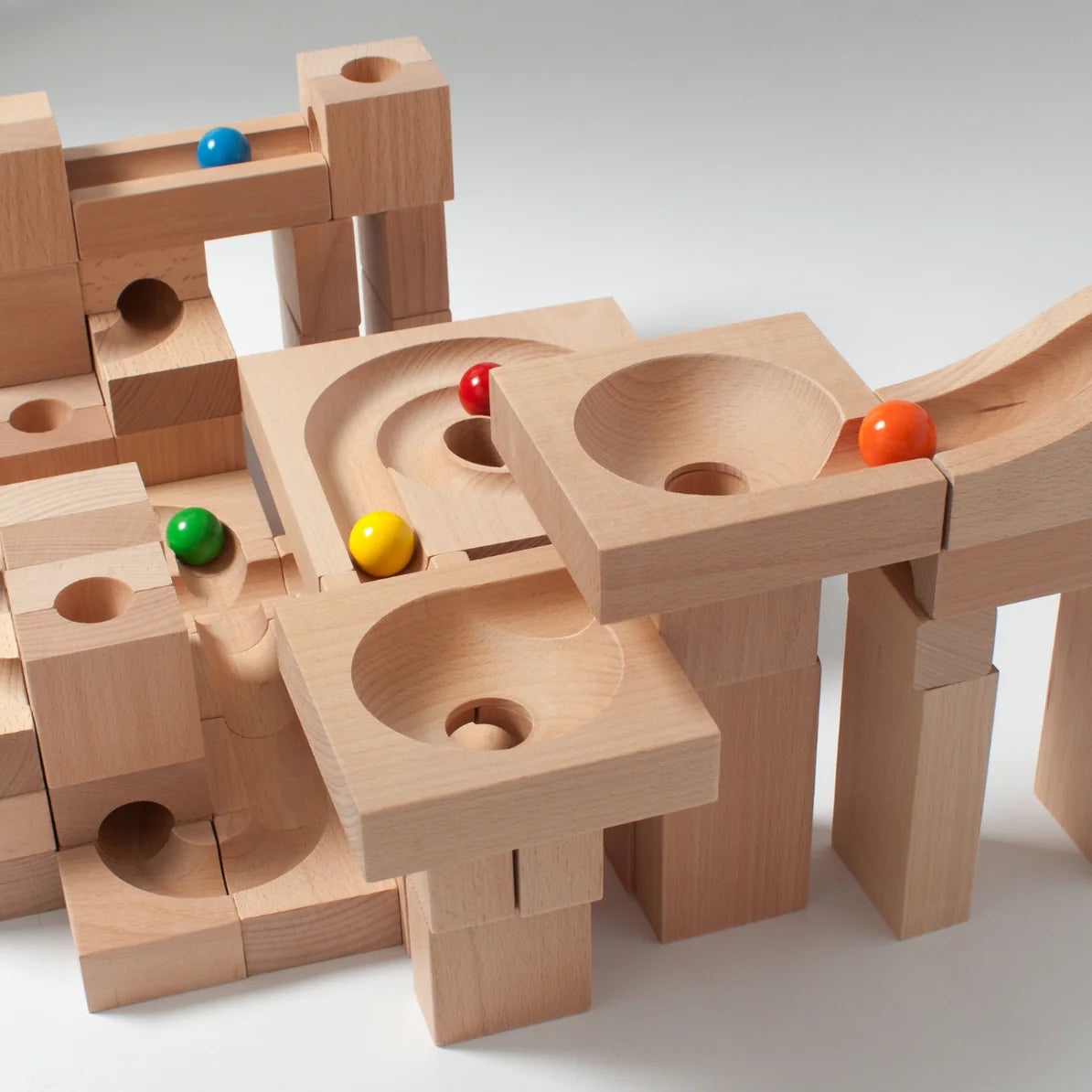 Kaden Wooden Marble Run - Mix in Box - Little Reef and Friends
