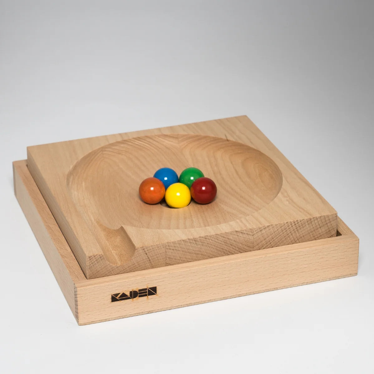 Kaden Wooden Marble Run - Plate - Little Reef and Friends
