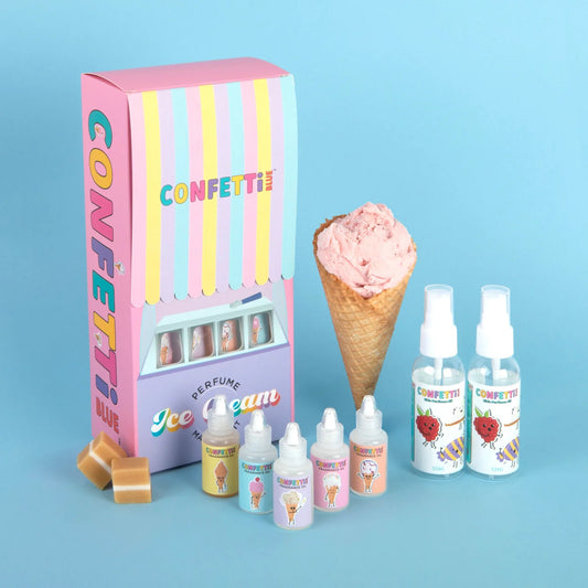 Confetti Blue Kids Perfume Making Kit - Ice Cream