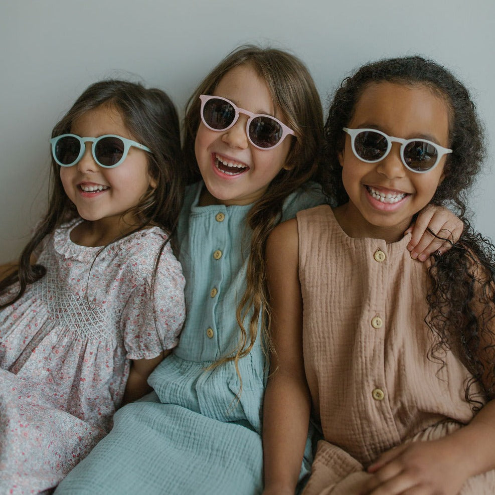 Leosun Flexible Polarised Sunglasses | Casey Kids - Milk Fade - Little Reef and Friends