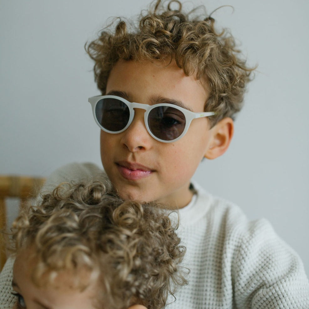 Leosun Flexible Polarised Sunglasses | Casey Kids - Milk Fade - Little Reef and Friends