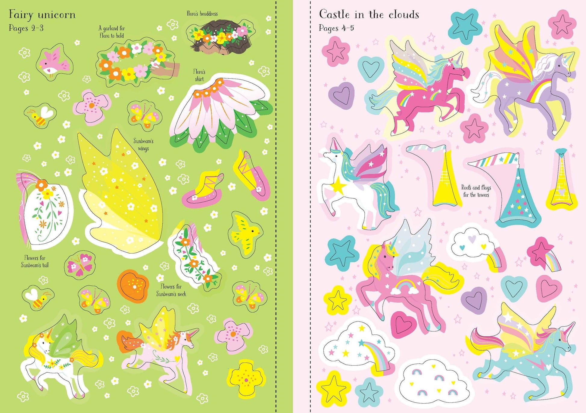 Little Sticker Dolly Dressing - Unicorns - Little Reef and Friends