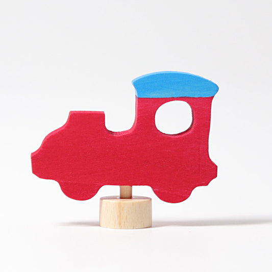 Grimm's Candle Holder Decoration - Locomotive - Little Reef and Friends