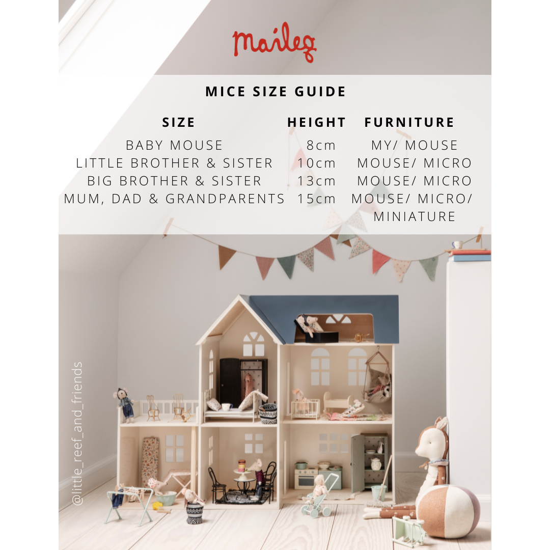 Maileg Chair | Mouse - 2pk PREORDER - Little Reef and Friends