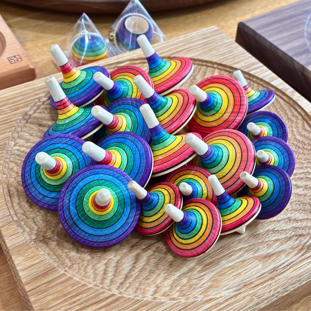 Mader Wooden Plate for Spinning Tops - 25cm