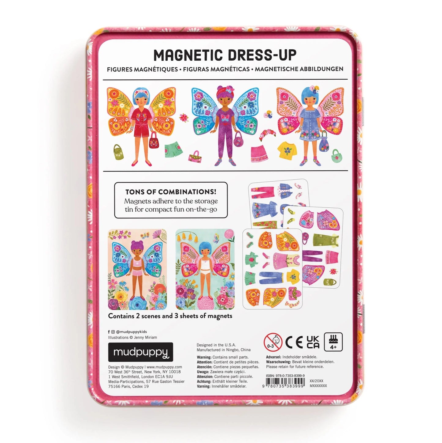 Mudpuppy Magnetic Dress-Up - Butterfly Bliss