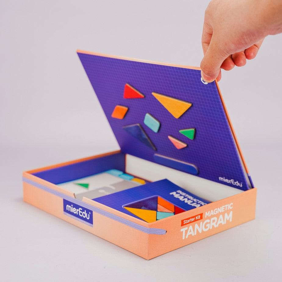 mierEdu Magnetic Tangram Starter Kit - Little Reef and Friends