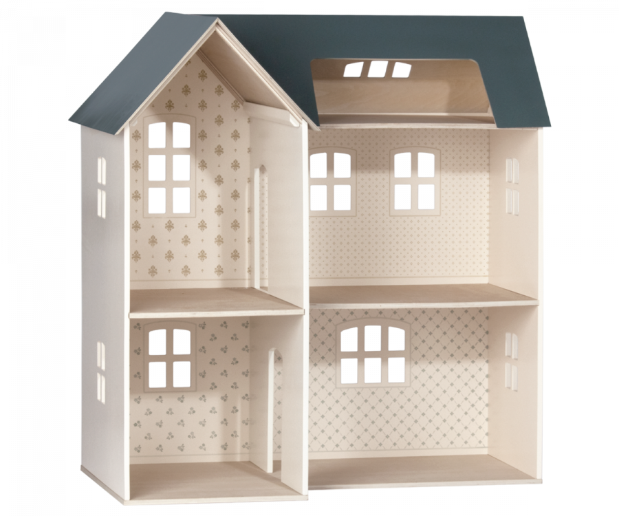 Maileg Doll House With Wallpaper - Little Reef and Friends