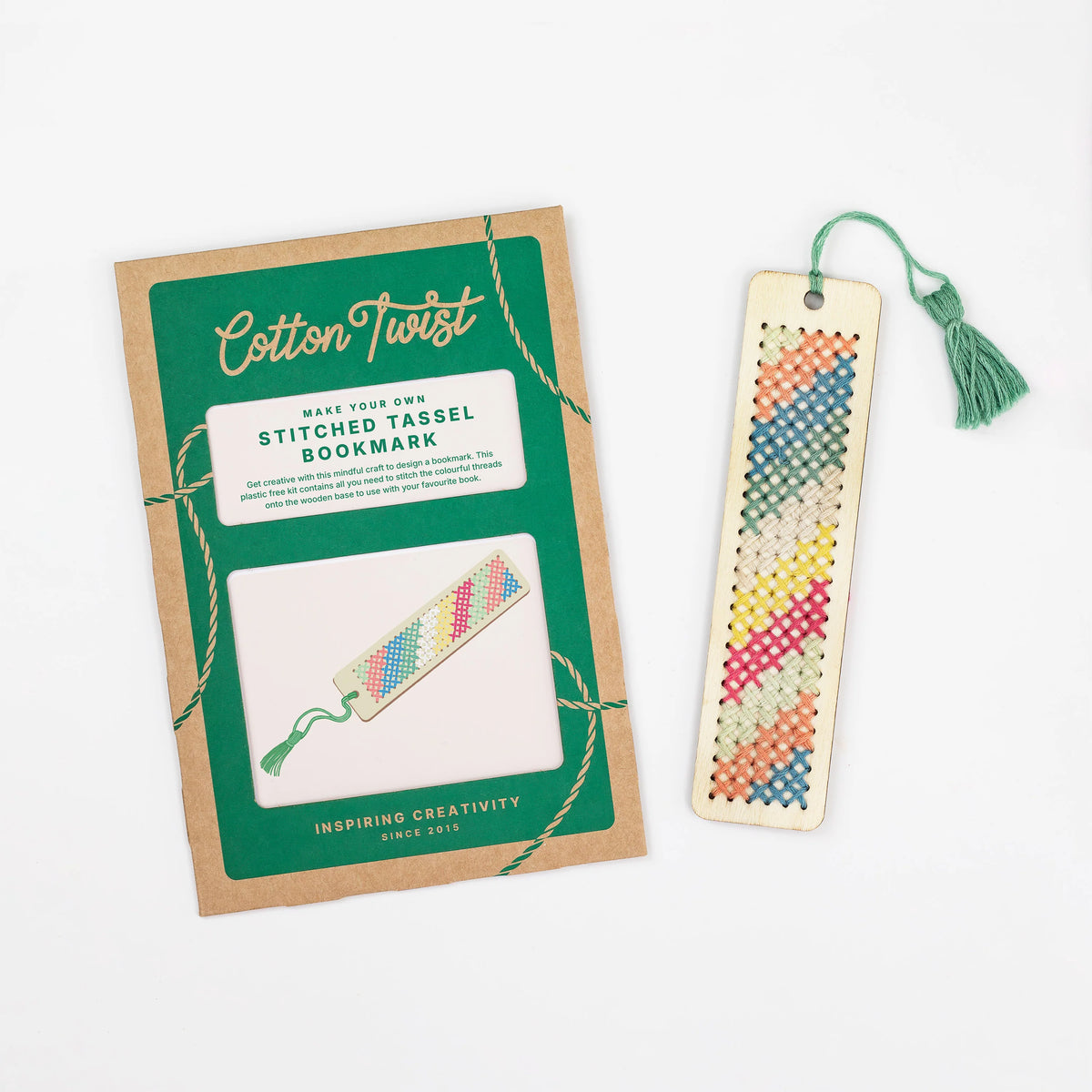 Cotton Twist Make Your Own - Stitched Tassel Bookmark