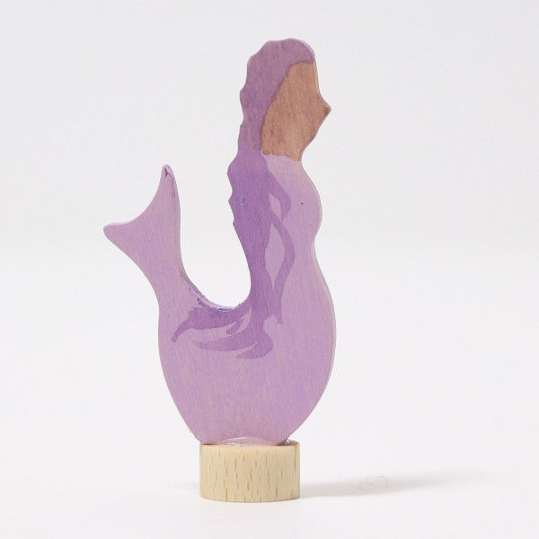 Grimm's Candle Holder Decoration - Mermaid | Amethyst - Little Reef and Friends