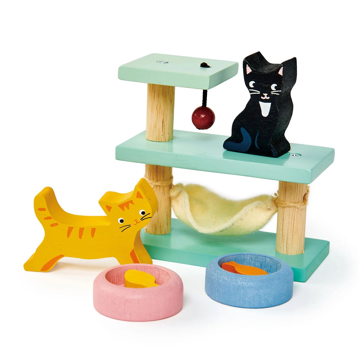 Tender Leaf Toys Miniature Pet Cats Set - Little Reef and Friends