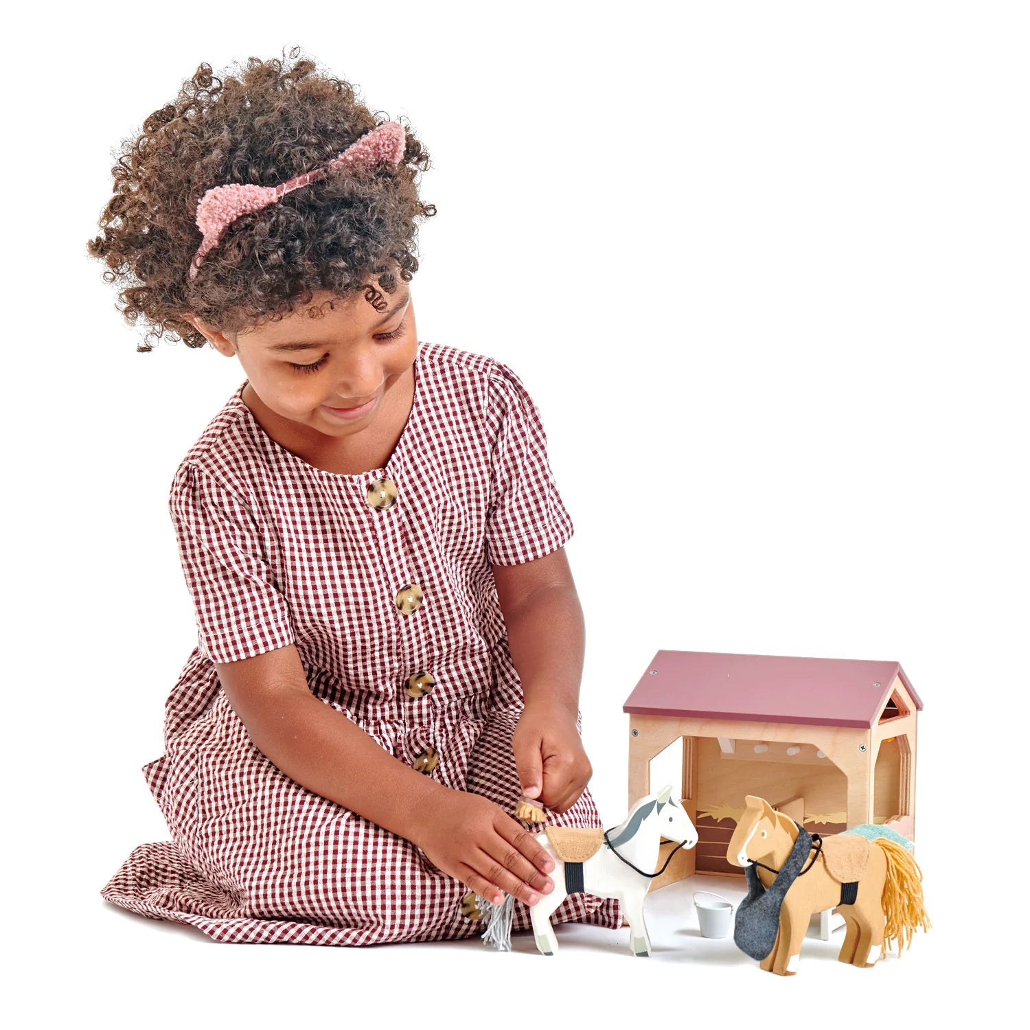 Tender Leaf Toys Miniature Stables Set - Little Reef and Friends