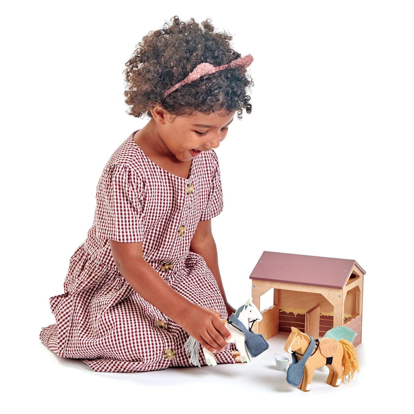 Tender Leaf Toys Miniature Stables Set - Little Reef and Friends