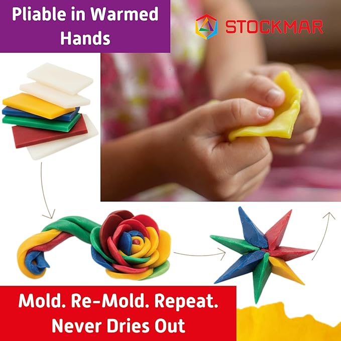 Stockmar Modelling Beeswax - 12 Colours