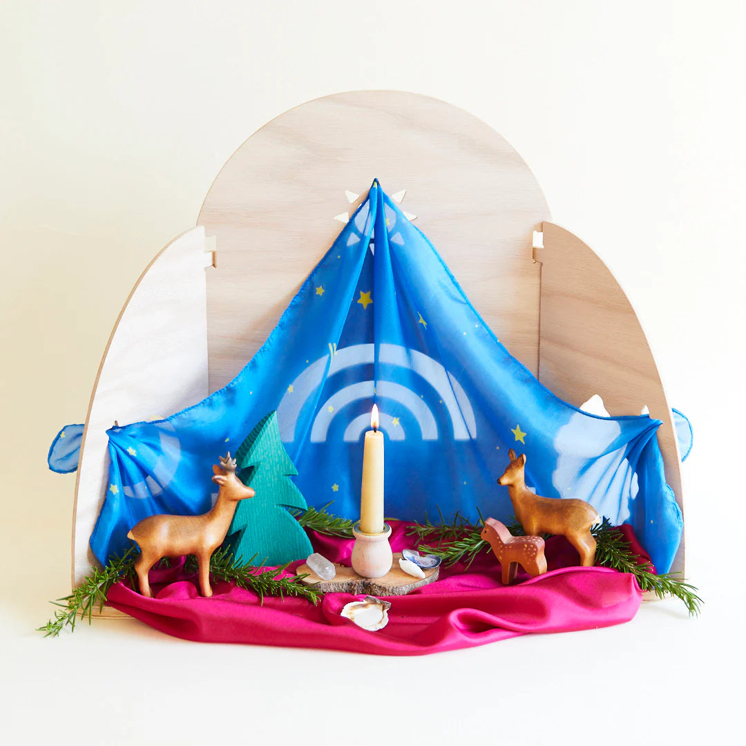 Sarah's Silks Nature Table Wooden Display Stand - Little Reef and Friends