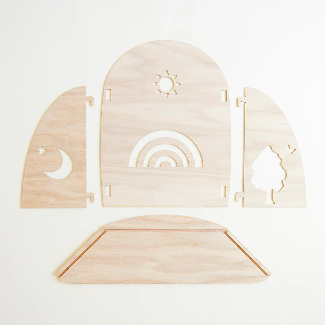 Sarah's Silks Nature Table Wooden Display Stand - Little Reef and Friends